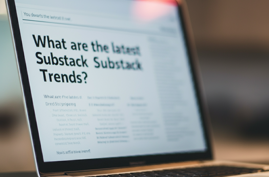 What are the Latest Substack Trends?